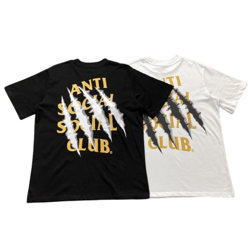 ANTI SOCIAL SOCIAL CLUB Claw Marks T-Shirt Black White T-Shirts