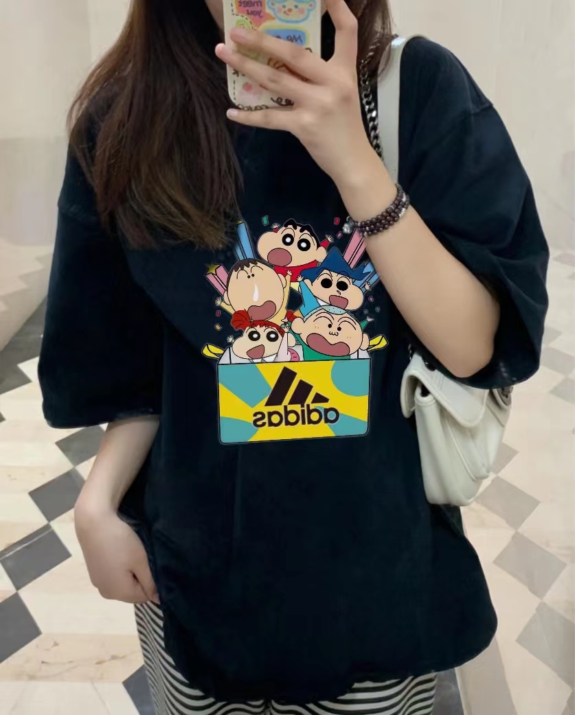 Adidas Cartoon Shin Chan Graphic Black