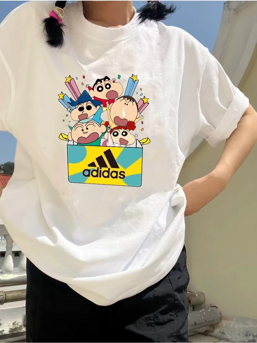 Adidas Shin Chan Character Print White