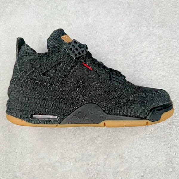 Air Jordan Air Jordan 4 Denim Black Shoes