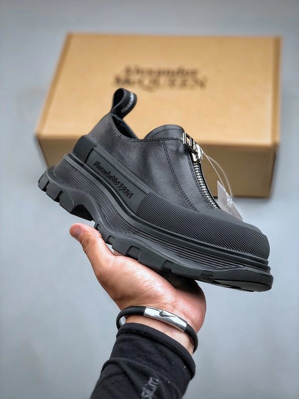 Alexander McQueen Oversized Sneaker Black Shoes