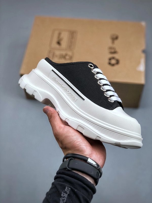 Alexander McQueen Oversized Sneaker Black Shoes