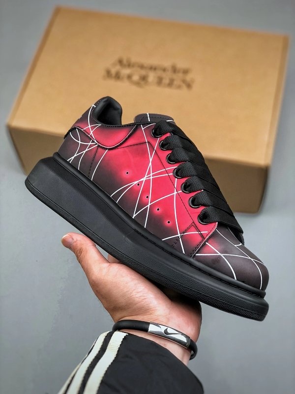 Alexander McQueen Oversized Sneaker Red Shoes