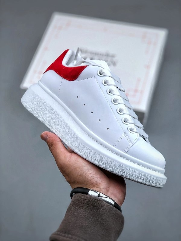 Alexander McQueen Oversized Sneaker White Red Shoes