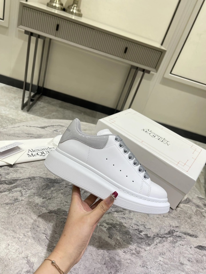 Alexander McQueen Oversized Sneakers White Shoes
