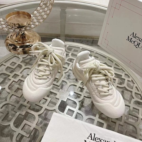 Alexander McQueen White Sneakers Shoes