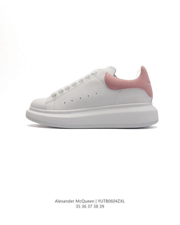 Alexander McQueen YUTB0604ZXL White Pink Shoes