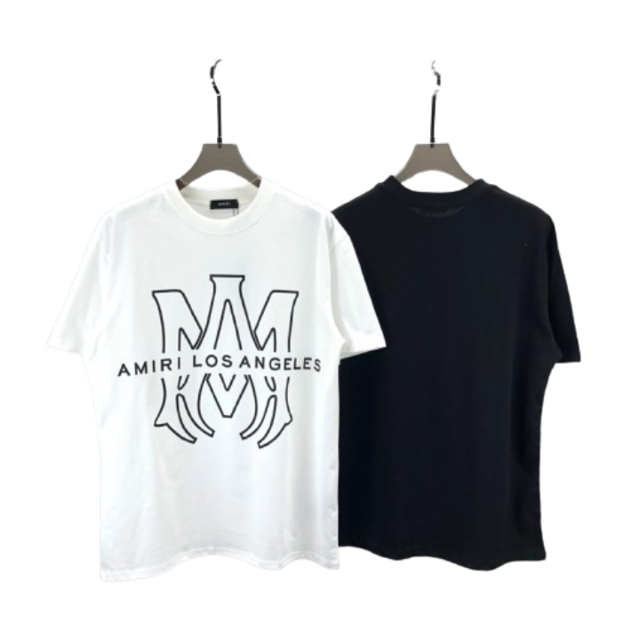 Amiri Los Angeles T-shirt, White and Black, T-Shirts