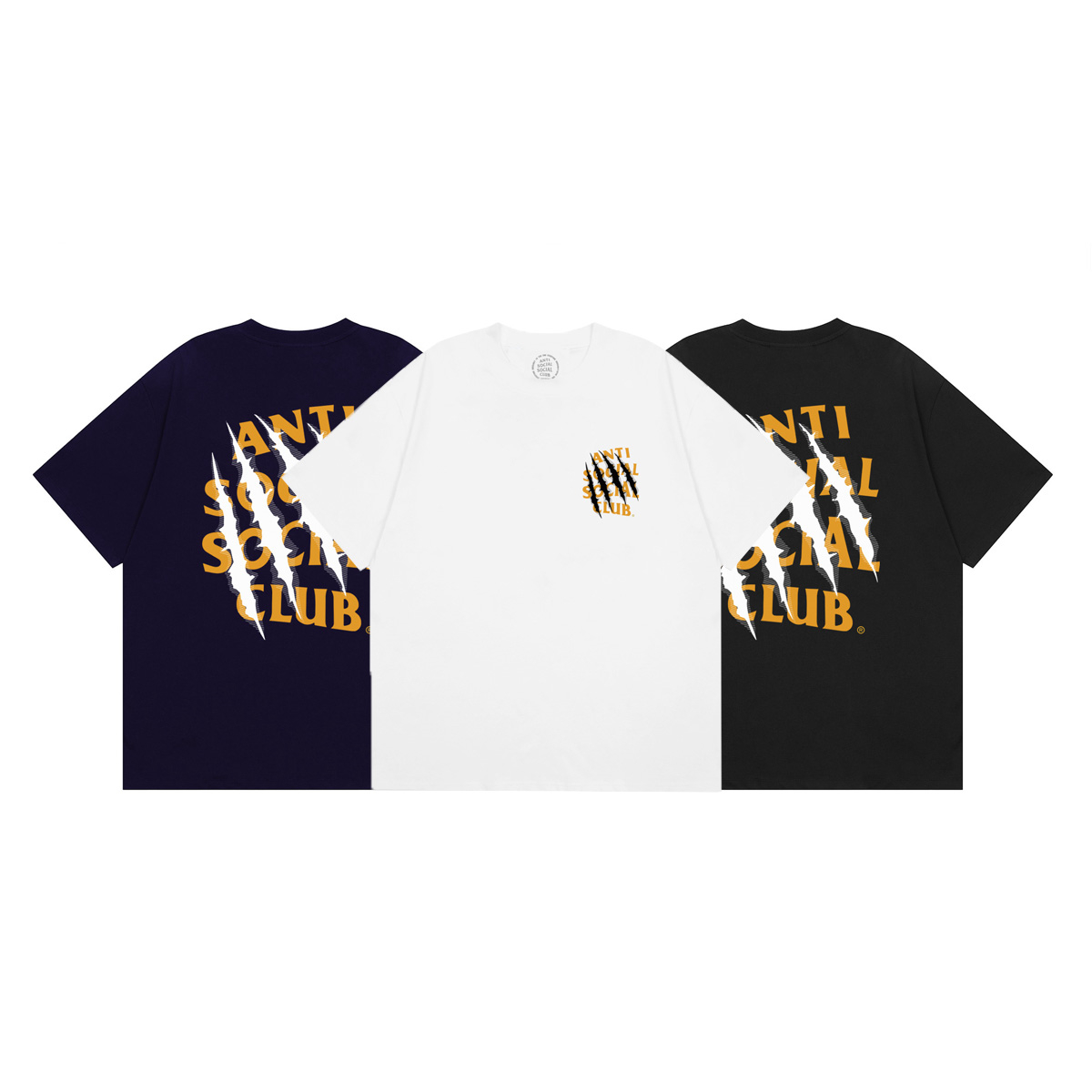 Anti Social Social Club Claw Logo - Navy, White, Black