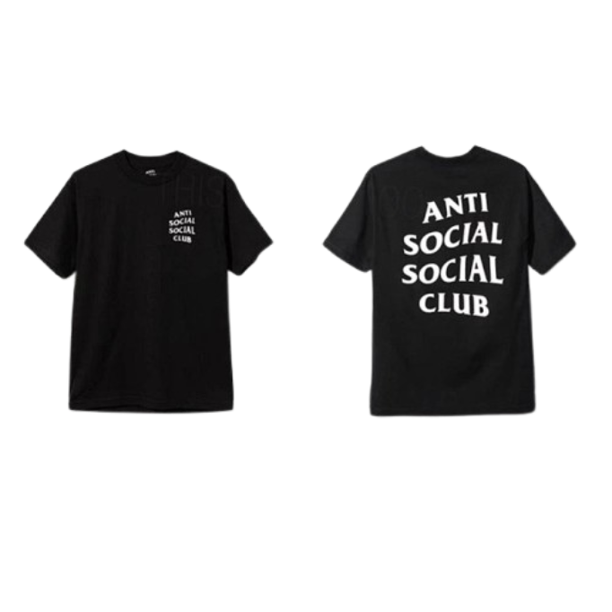 Anti Social Social Club Graphic Print T-Shirt Black T-Shirts