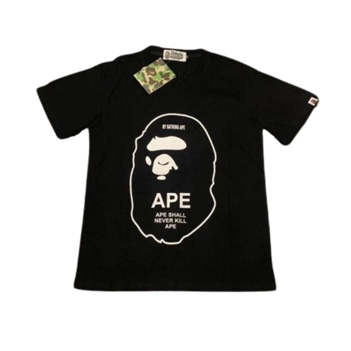 BAPE APE SHALL NEVER KILL APE T-shirt Black T-Shirts