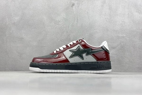BAPE   Red, Grey, White Shoes