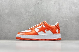 BAPE Bapesta Low Orange Shoes