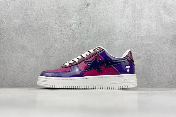 BAPE Bapesta Low Sneaker Purple Pink Shoes