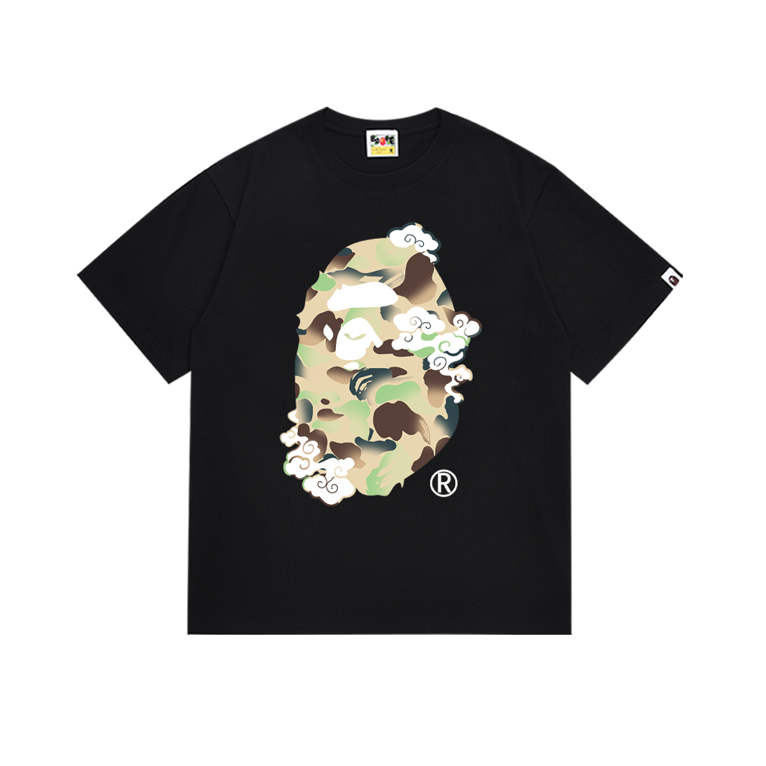 BAPE Camo Ape Head Black