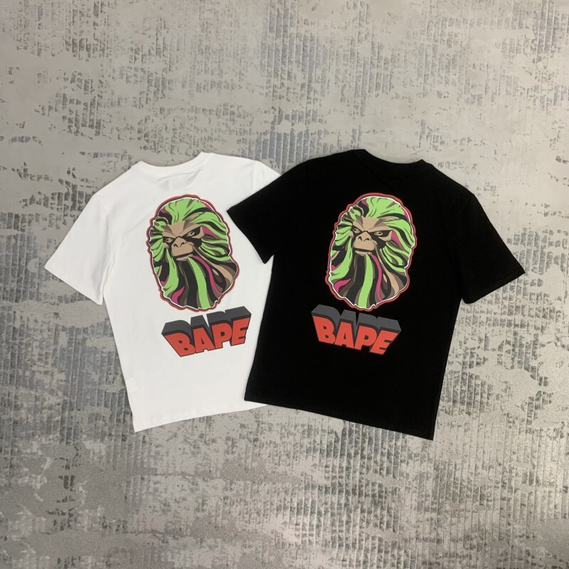 BAPE Lion Graphic White Black