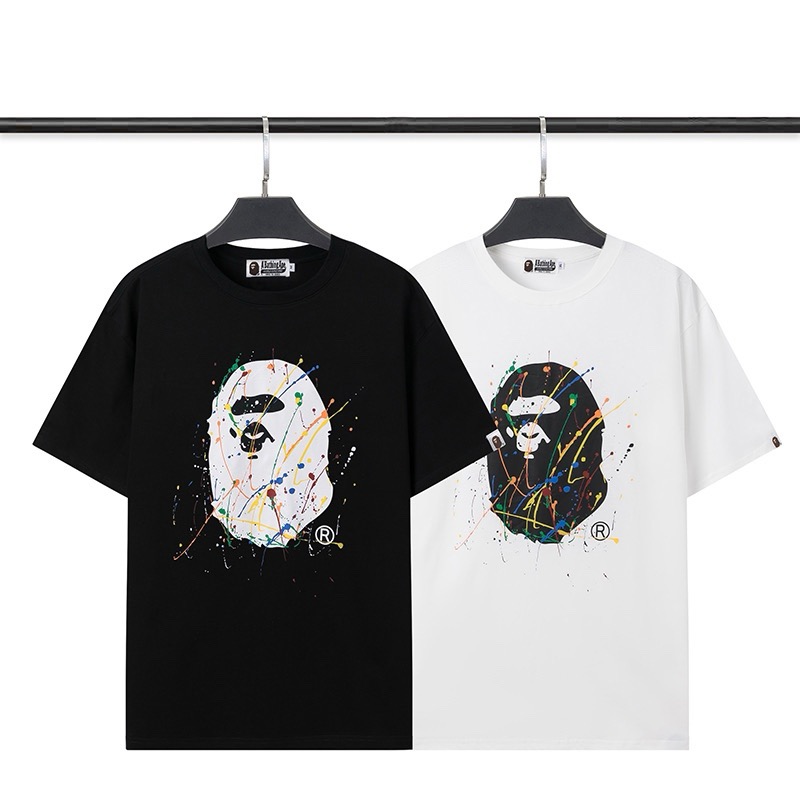 BAPE Splash Camouflage Ape Head Black & White