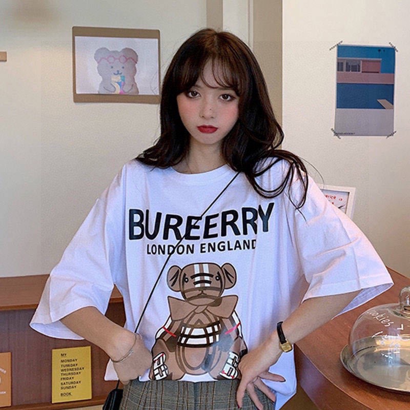 BUREERRY Graphic Bear White