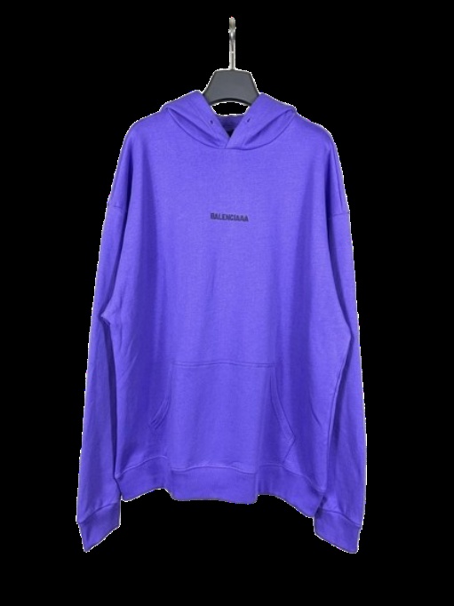 Balenciaga Hoodie Purple Hoodies