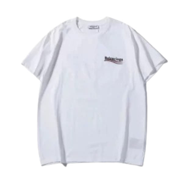 Balenciaga Logo T-Shirt White T-Shirts