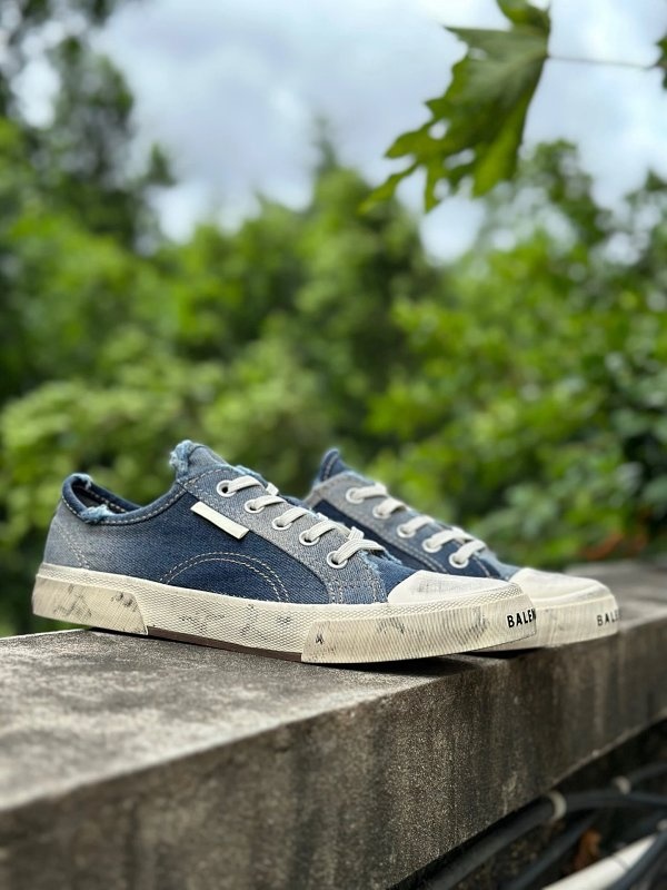Balenciaga Sneakers Denim Shoes