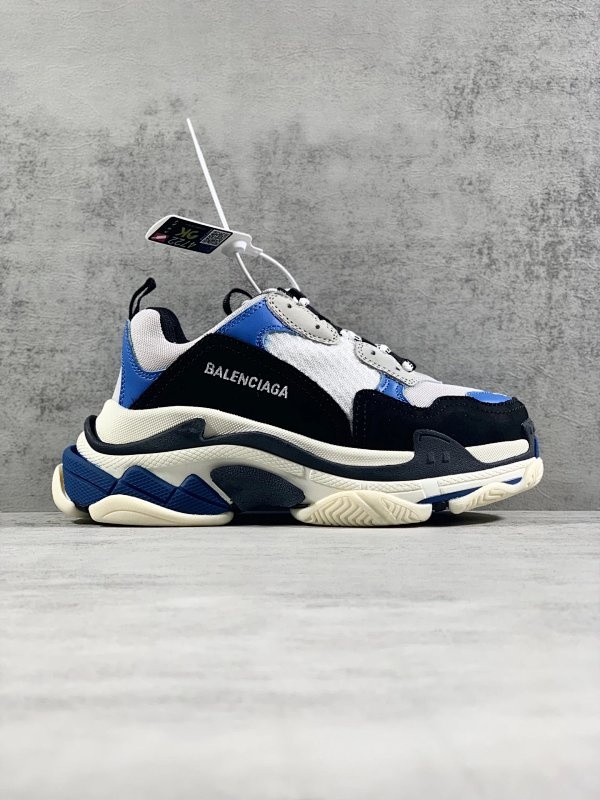 Balenciaga Triple S Sneakers Blue/Black/White Shoes
