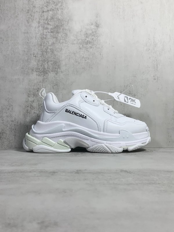 Balenciaga Triple S Sneakers White Shoes