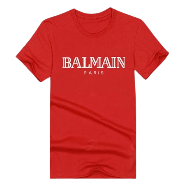 Balmain T-shirt Red T-Shirts