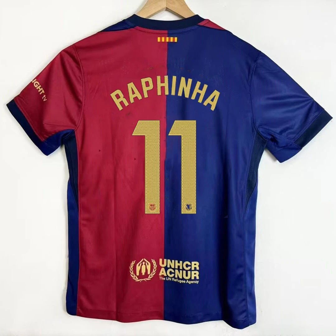 Barcelona Raphinha Jersey Red Blue