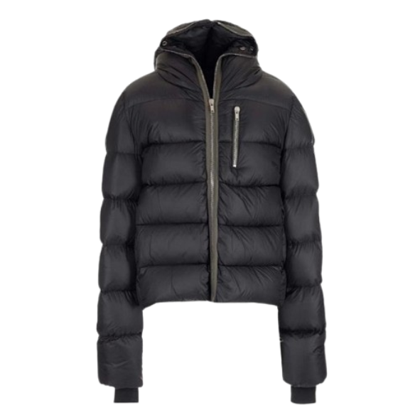 Black Puffer Jacket - Jackets