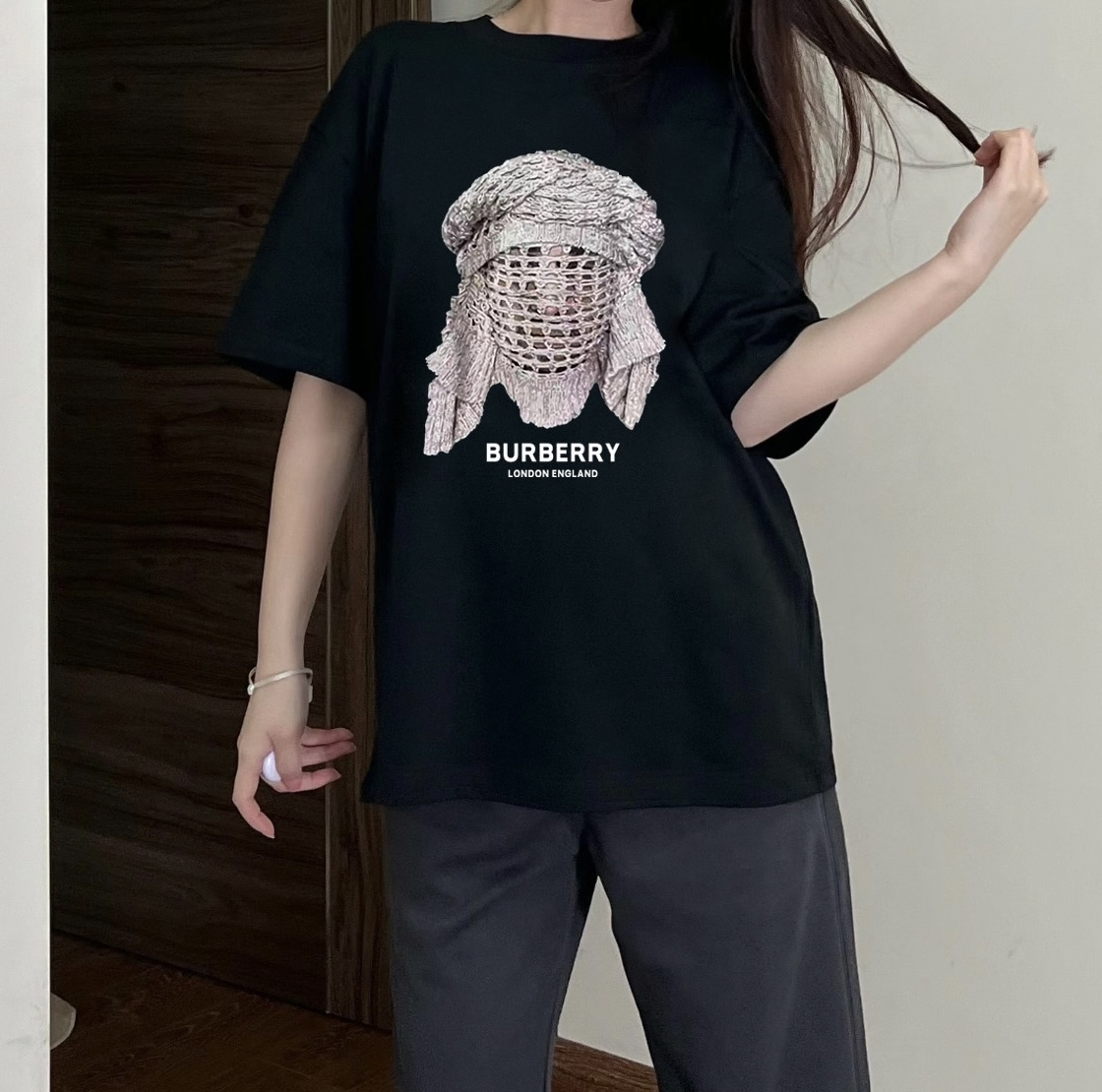 Burberry Graphic Print Black -NO MIDDLEMAN!