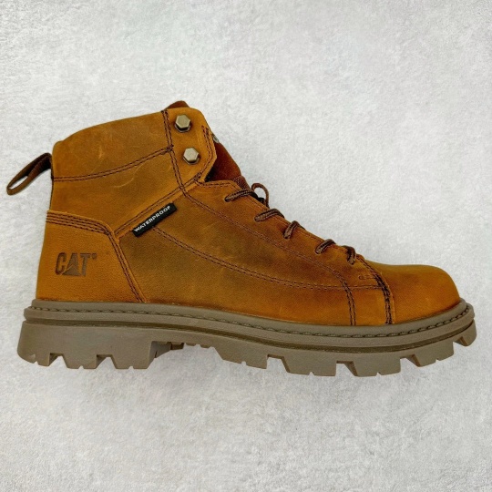 CAT Waterproof Hiking Boot Brown Shoes