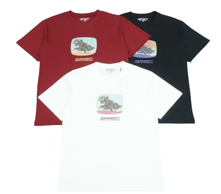 Carhartt Graphic T-Shirt Red White Black T-Shirts