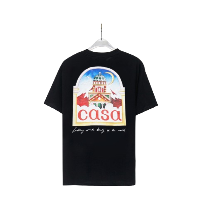 Casa Graphic T-Shirt Black T-Shirts