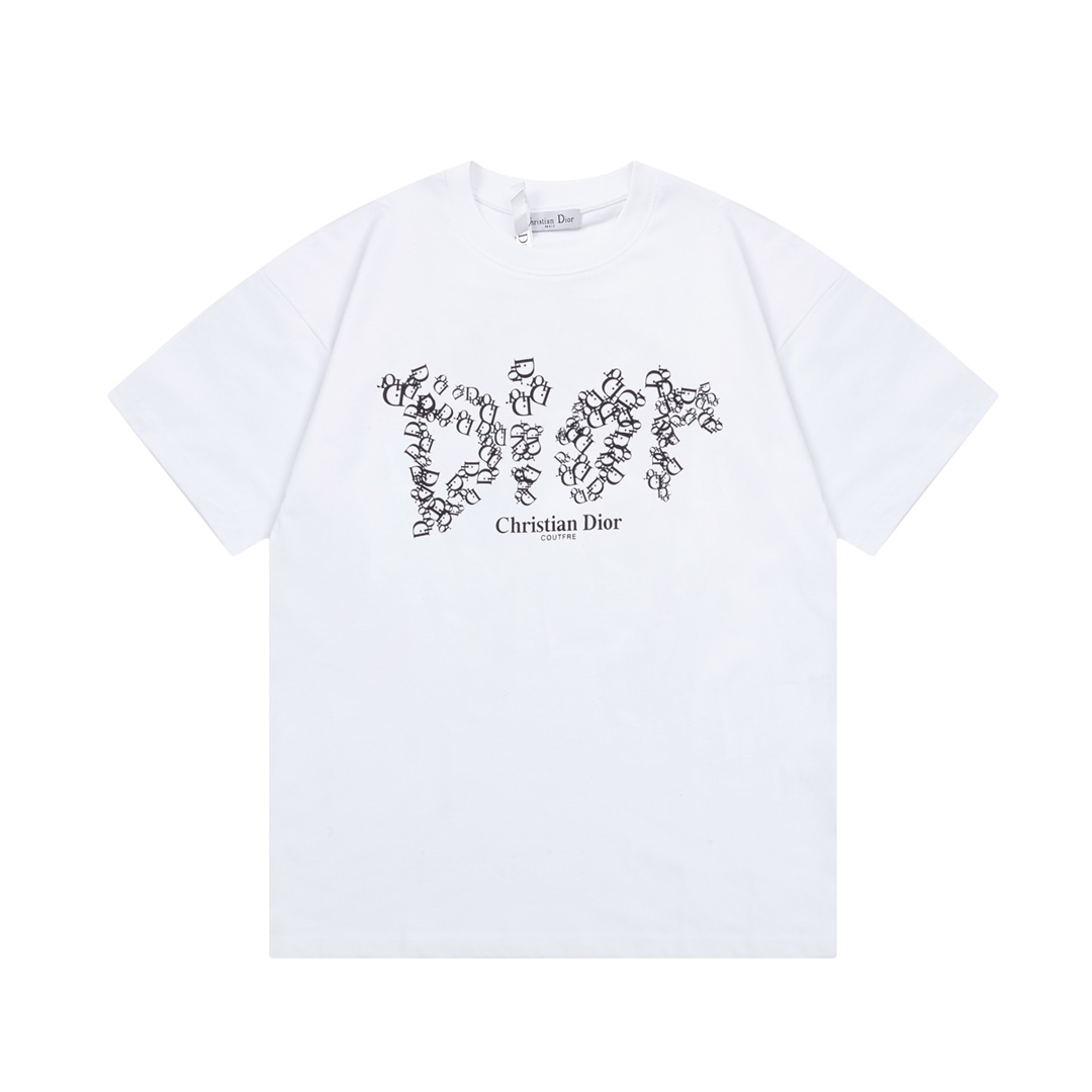 Christian Dior Dior Logo White