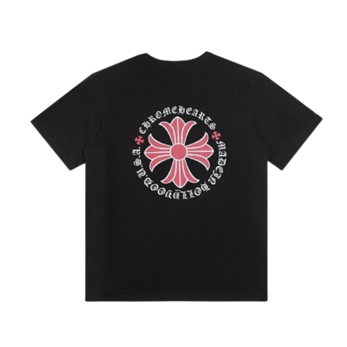 Chrome Hearts Flower Cross T-Shirt Black
