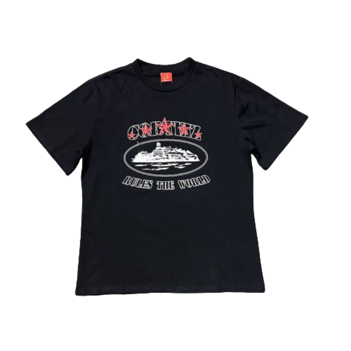 Corteiz Corteiz Rules the World Black T-Shirt