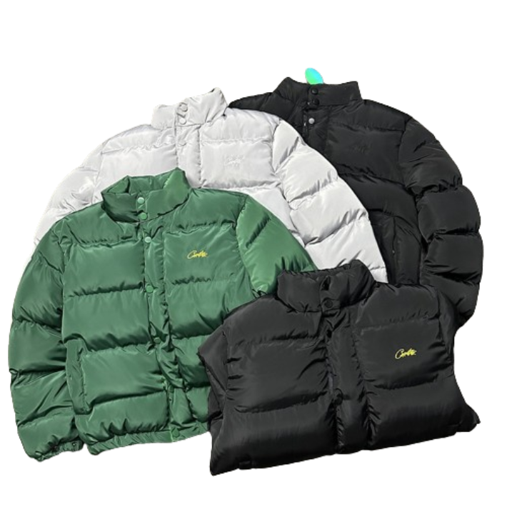Corteiz Puffer Jacket Green Jackets