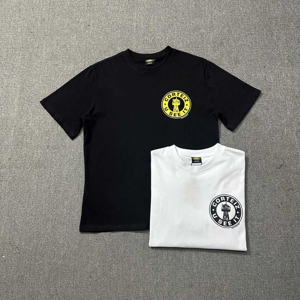 Corteiz Black Yellow / White