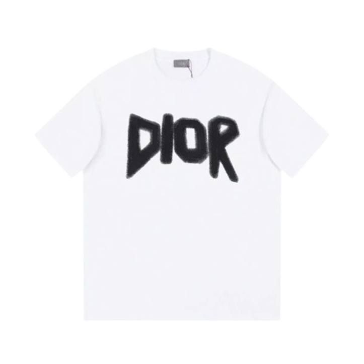 Dior Dior Graphic Logo T-shirt White T-Shirts