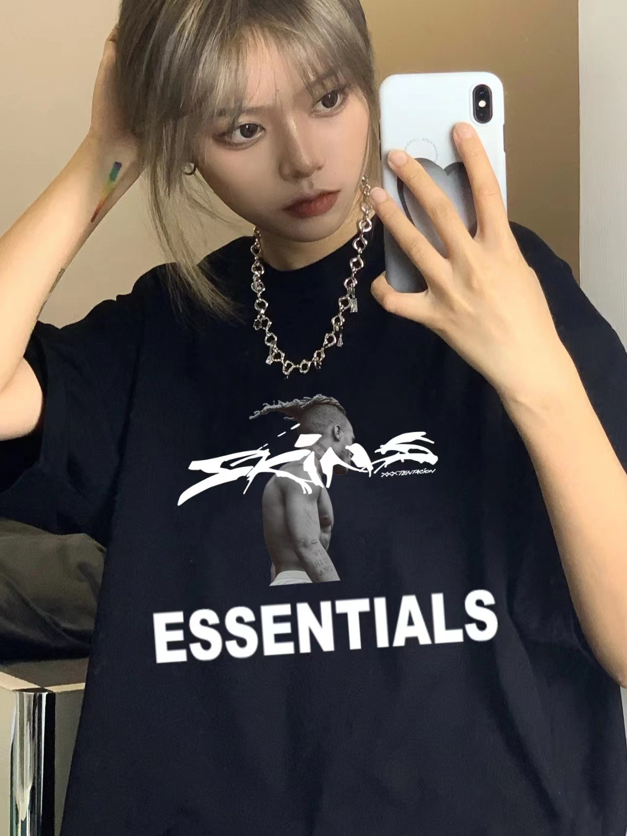 ESSENTIALS Skins Graphic Tee Black