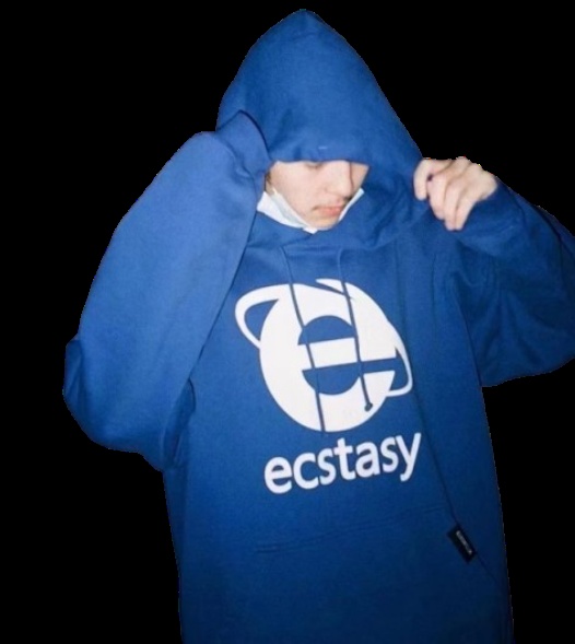 Ecstasy Logo Hoodie Blue Hoodies