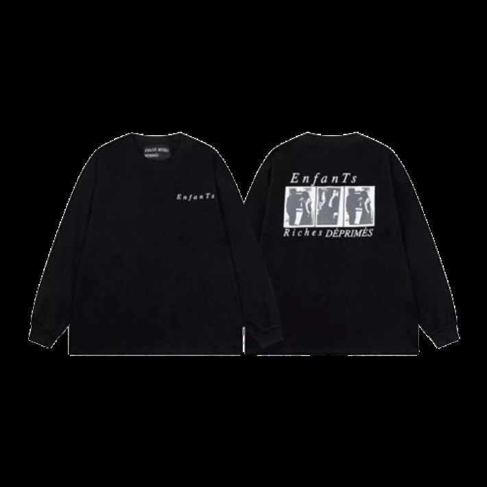 Enfants Riches Déprimés Long Sleeve T-Shirt Black T-Shirts