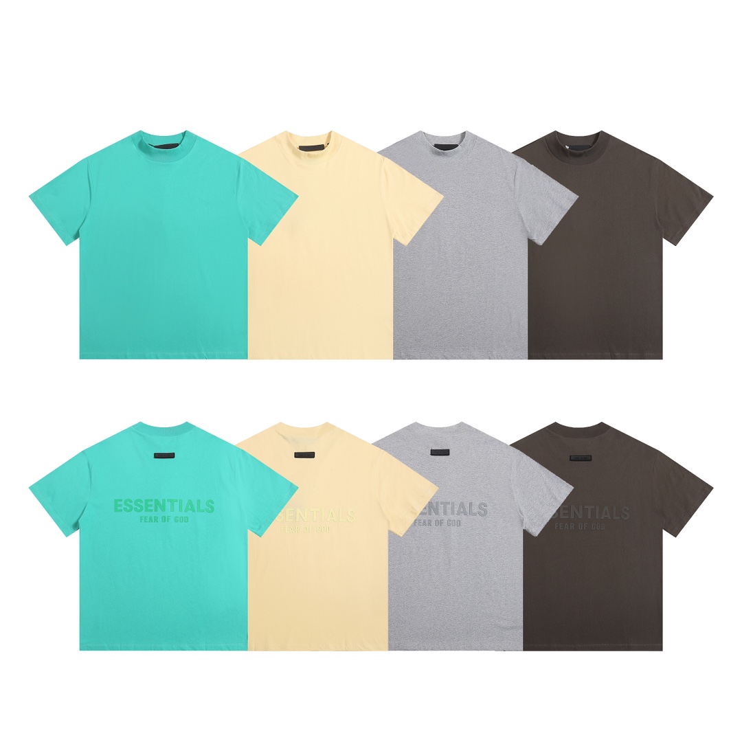 Fear of God Essentials - Turquoise, Yellow, Gray, Brown