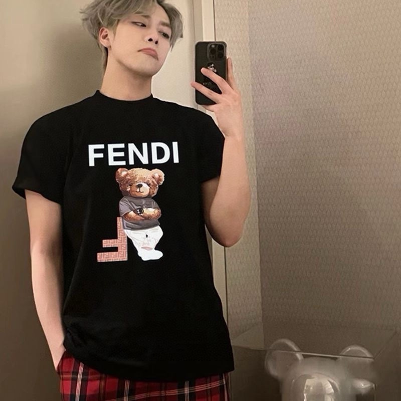 Fendi Bear Graphic Black