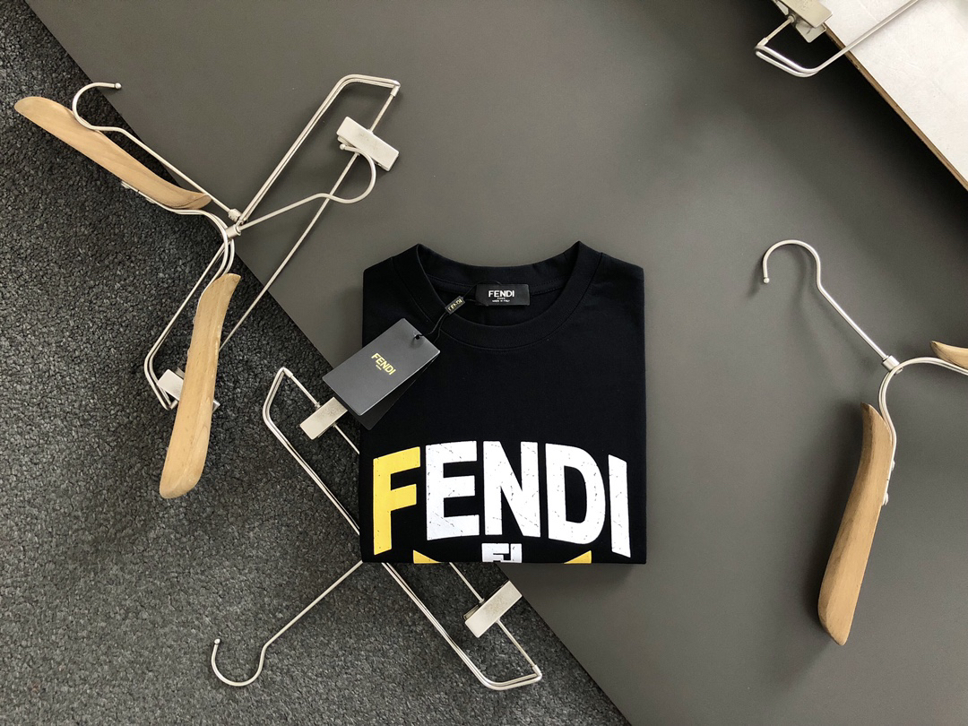 Fendi Logo Print Black