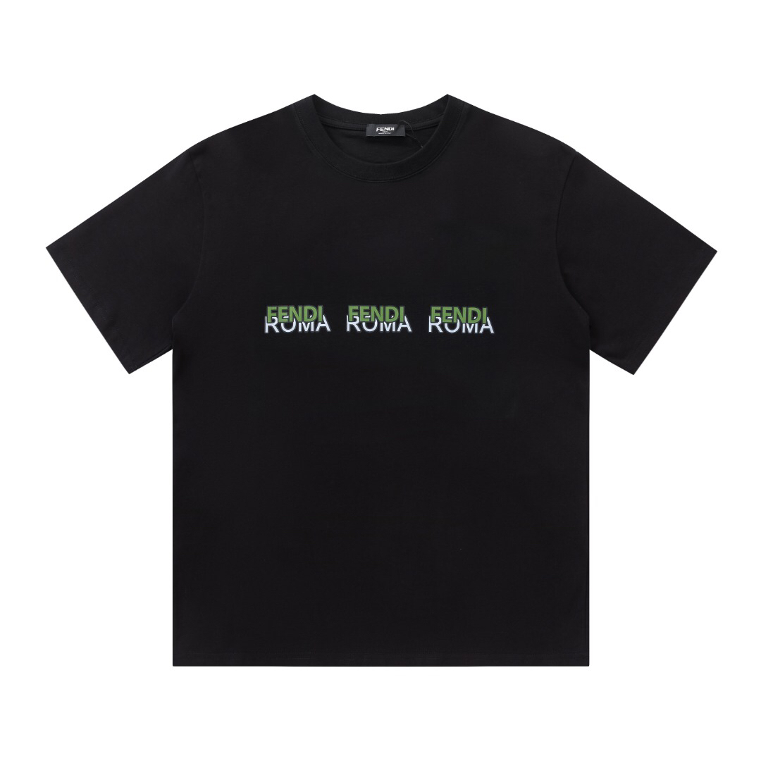 Fendi Roma Logo Black