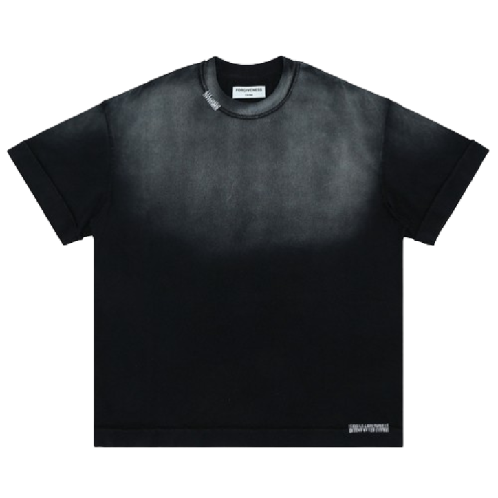 Forgiveness Ombre Black T-shirt Casual T-shirt