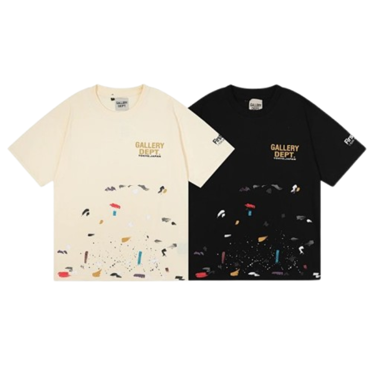 GALLERY DEPT. T-Shirt Black and Beige T-Shirts