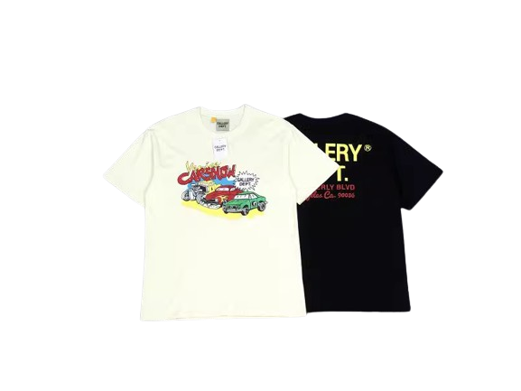 Gallery Dept. Cars Graphic T-Shirt White T-Shirt